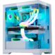 GABINETE GAMER K-MEX AQUARIO CG-W1F9 MICRO POSEIDON BRANCO MICRO ATX SEM COOLER